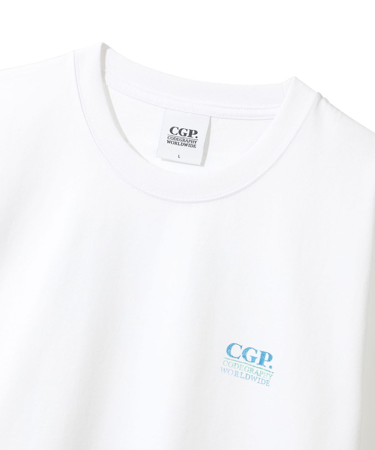 코드그라피(CGP) COZY COAST 반소매 티셔츠-화이트