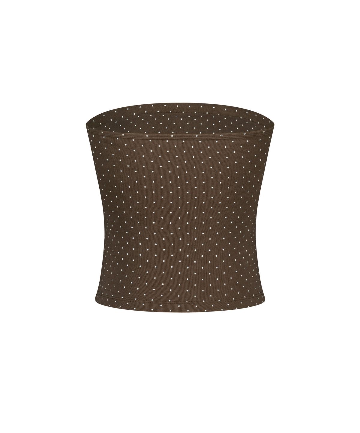 에즈이프 캘리(ASIF CALIE) ALOHA DOT PADDED TUBE TOP BROWN