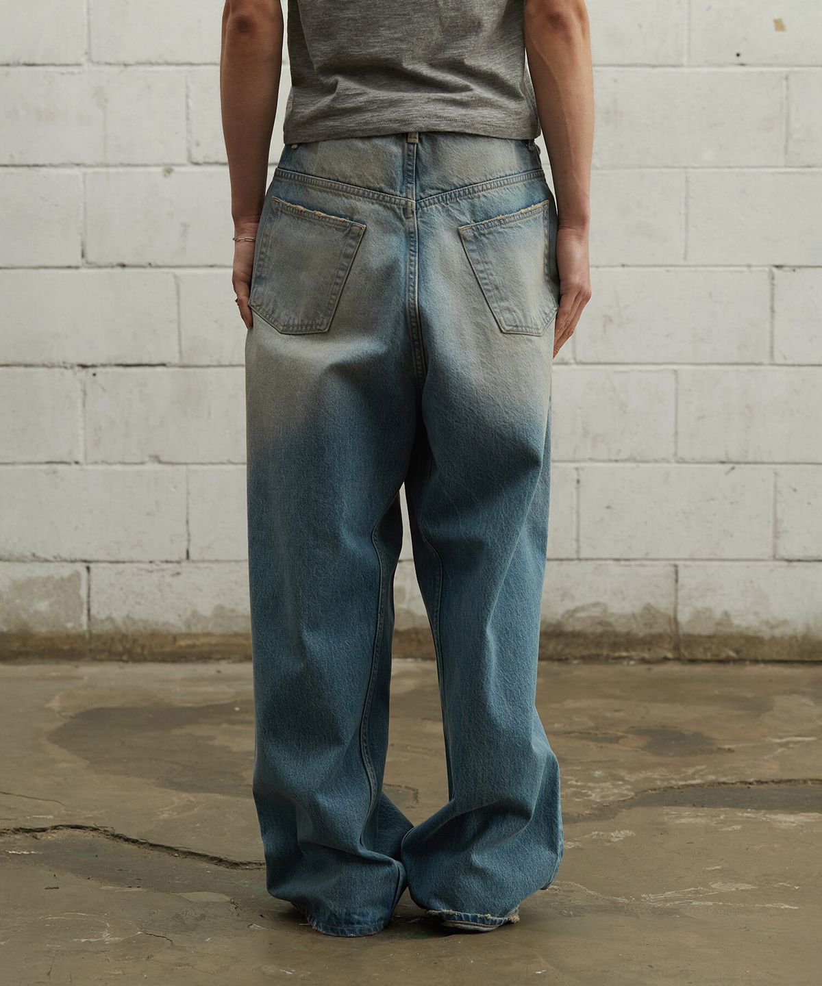 크래키(KRAKKI) [Men] A-Wide Denim_L/Indigo [KR265PMN442]