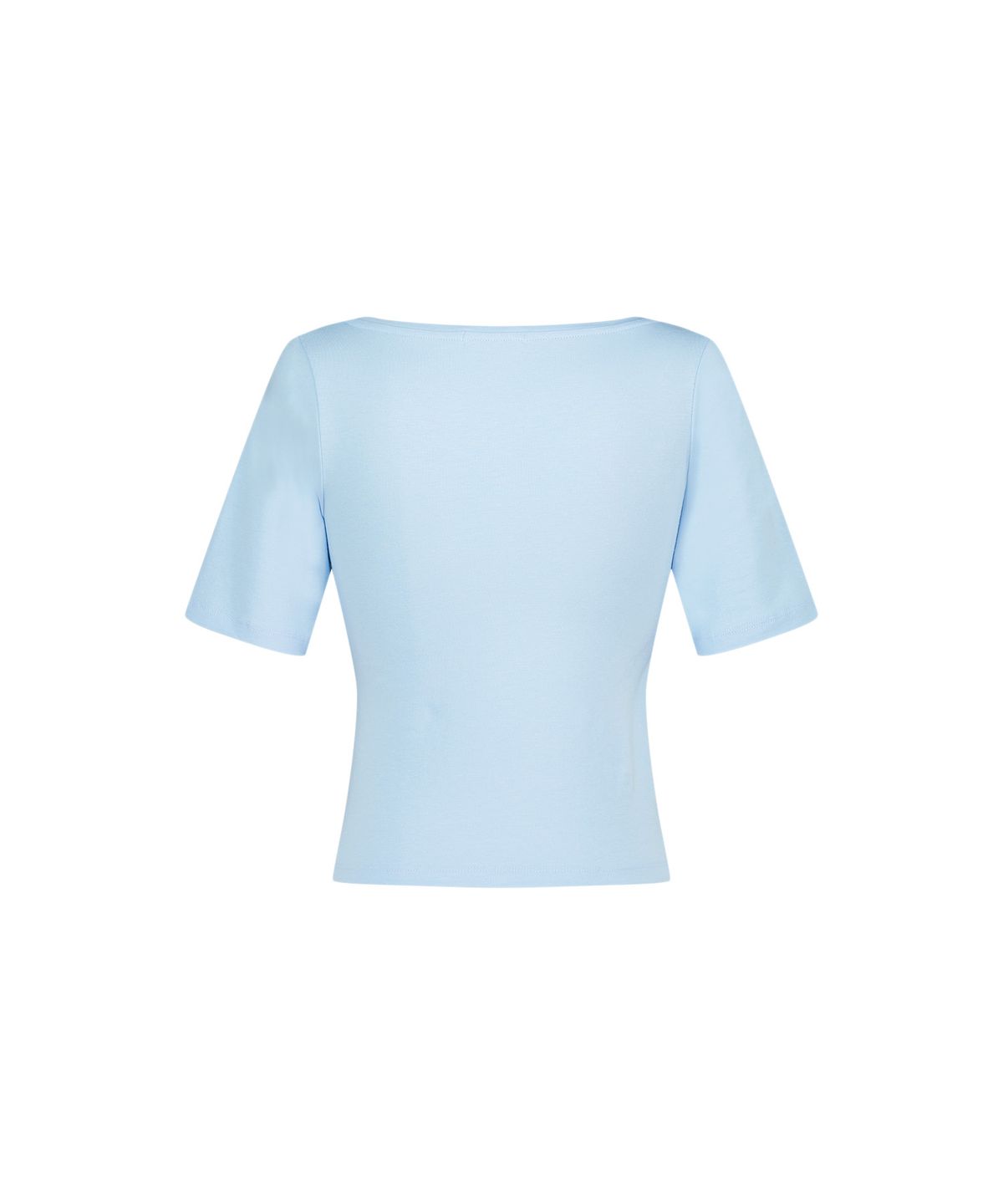 에즈이프 캘리(ASIF CALIE) DEEP V SEQUIN WRAP T-SHIRTS SKYBLUE