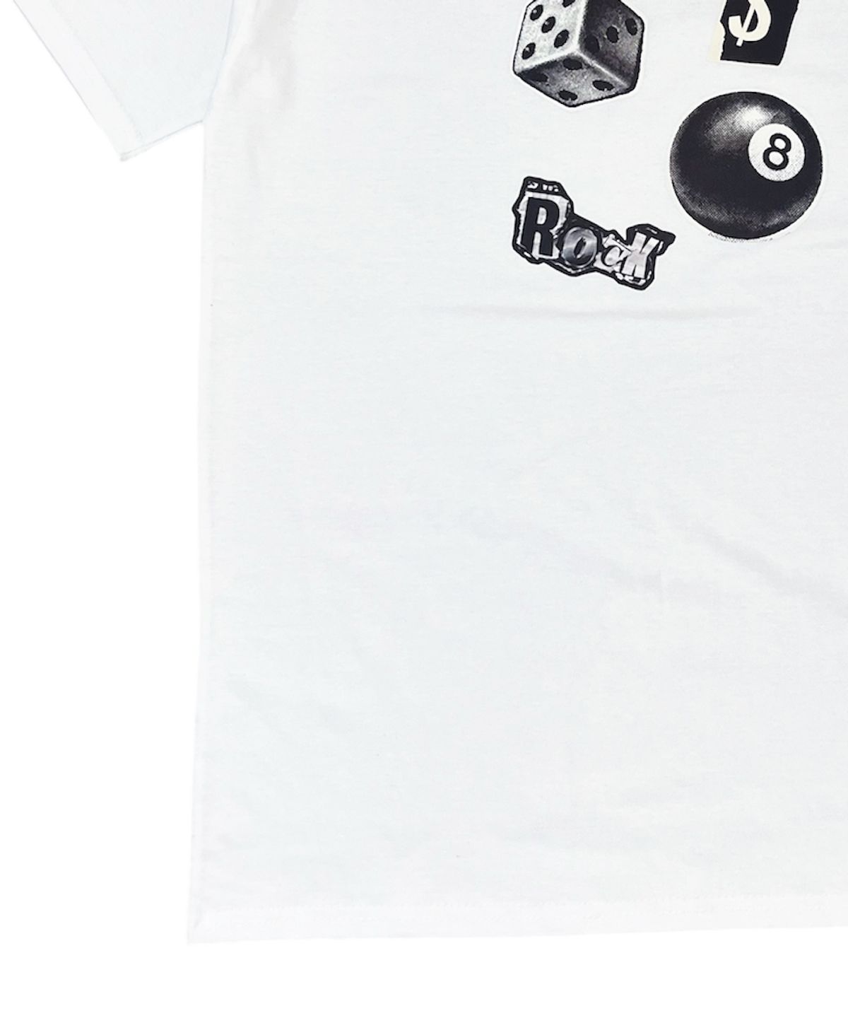 스케이터락(SK8ER ROCK) All In 8 Collage T-Shirt ((White))