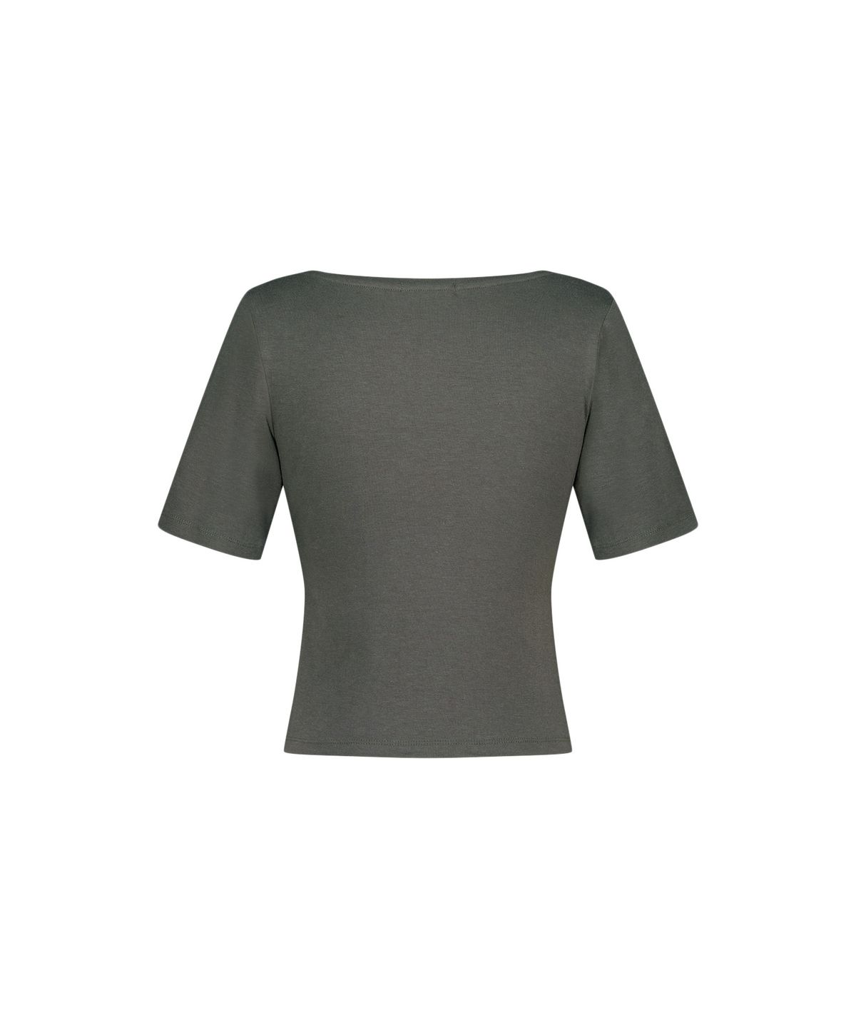 에즈이프 캘리(ASIF CALIE) DEEP V SEQUIN WRAP T-SHIRTS CHARCOAL
