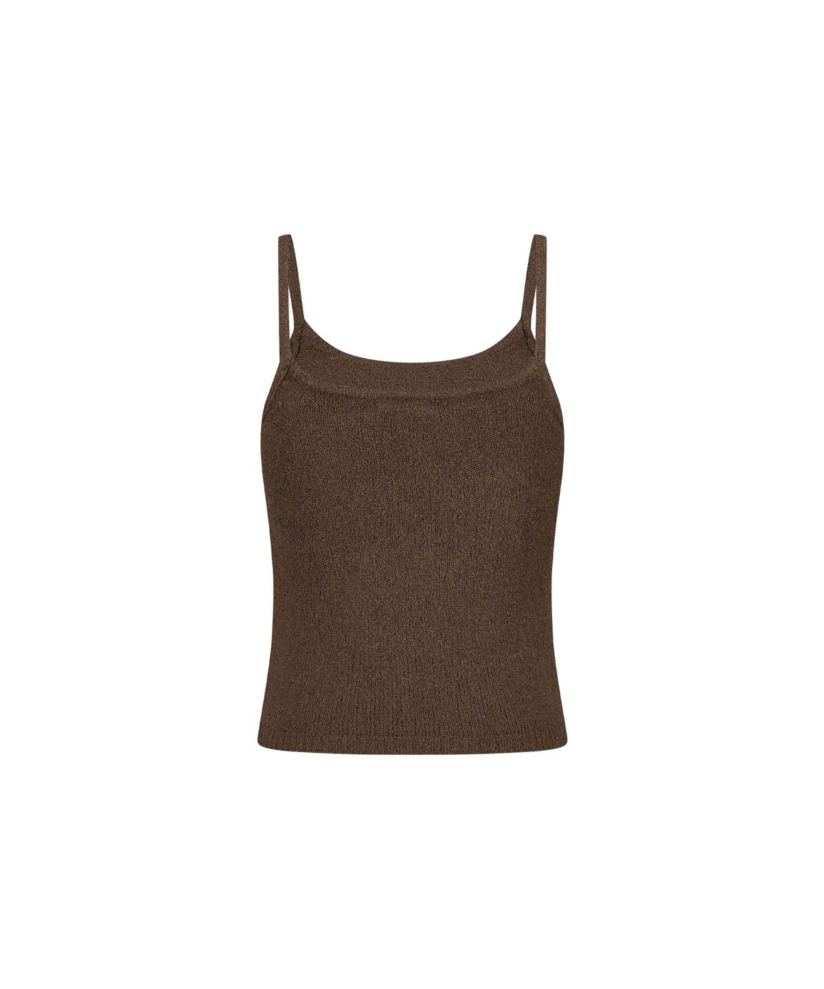 에즈이프 캘리(ASIF CALIE) CROPPED KNIT BOLERO SET BROWN
