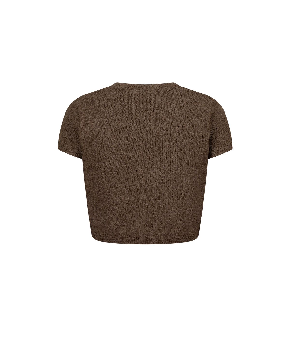 에즈이프 캘리(ASIF CALIE) CROPPED KNIT BOLERO SET BROWN