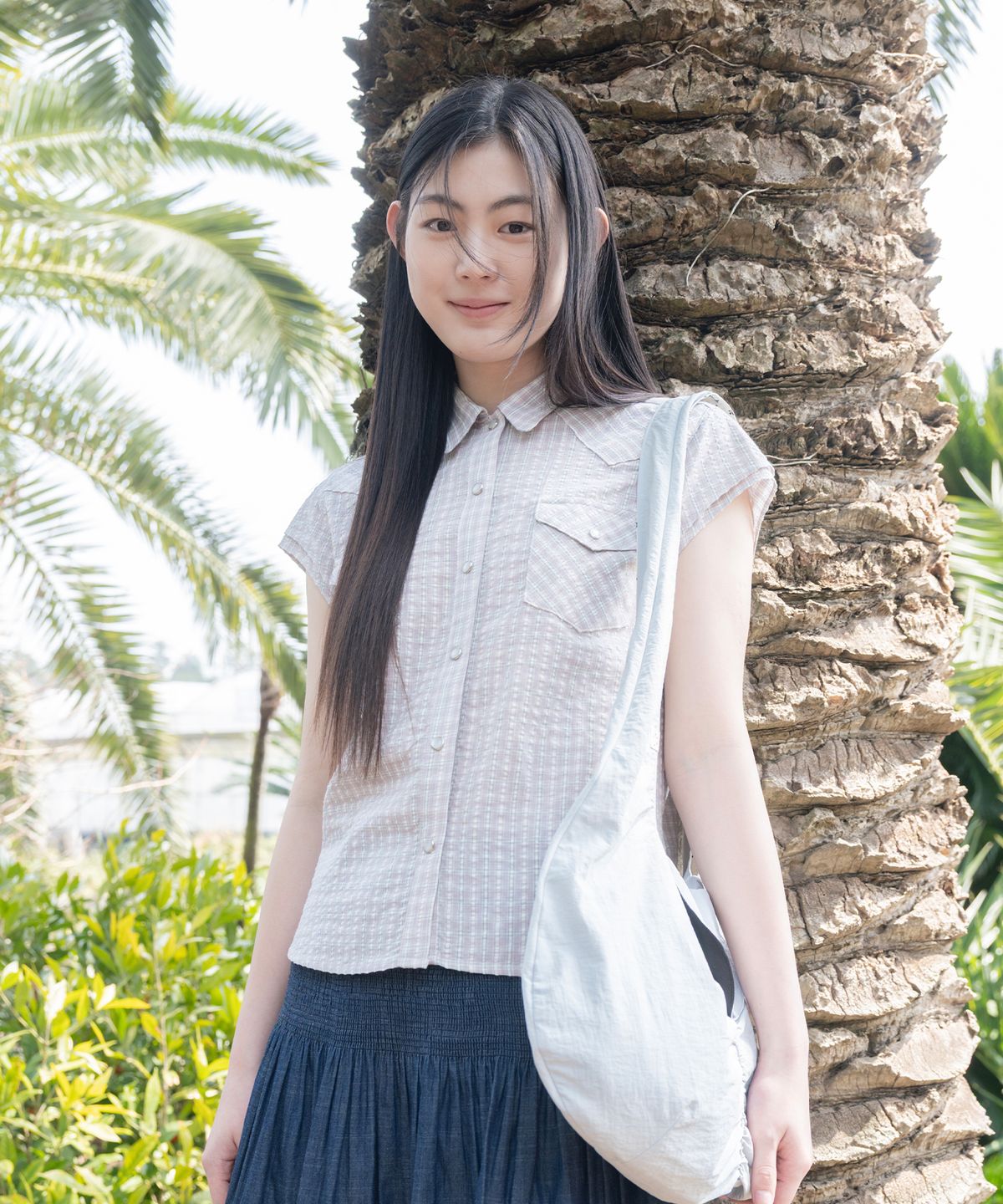 오헤시오(OHESHIO) LAYERED WESTERN CHECK SHIRT, PINK