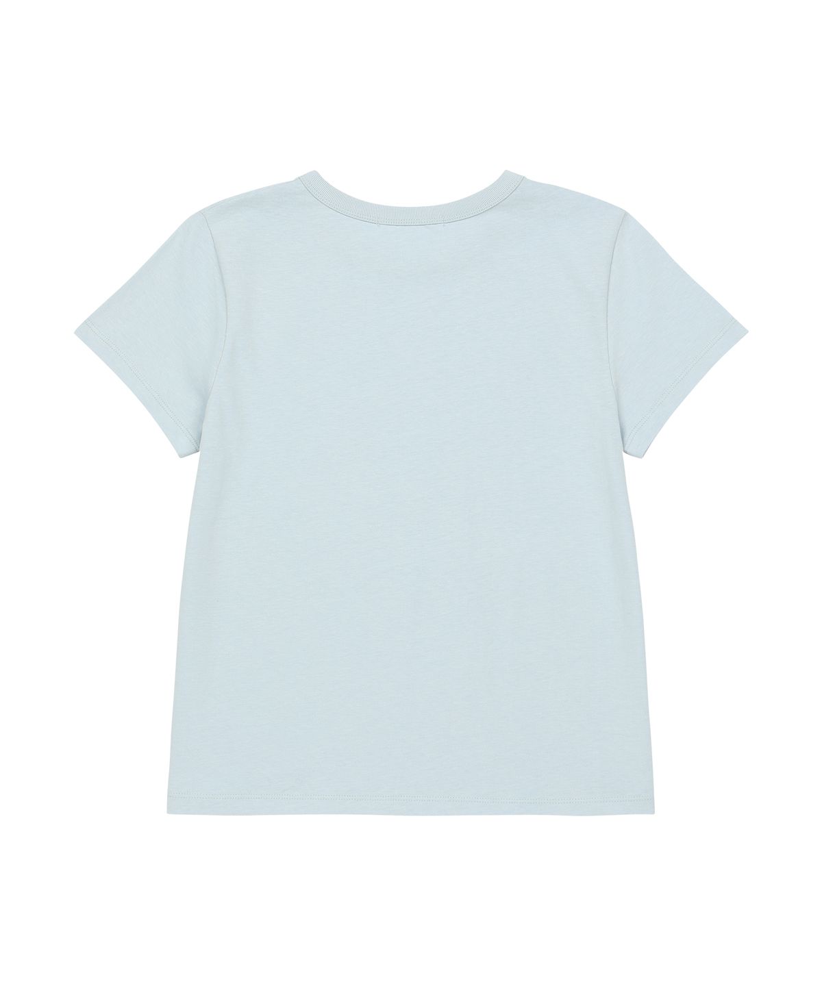 오헤시오(OHESHIO) CRAYON LOGO GRAPHIC T-SHIRT, SKY BLUE