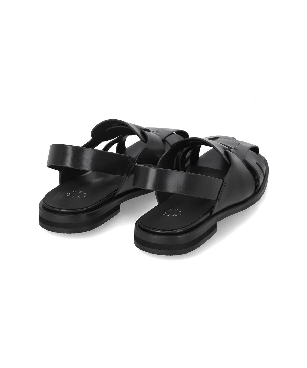 엘칸토(ELCANTO) 인텐스 여성 와이드 크로스 플랫샌들 1.5cm LCWW15I626
