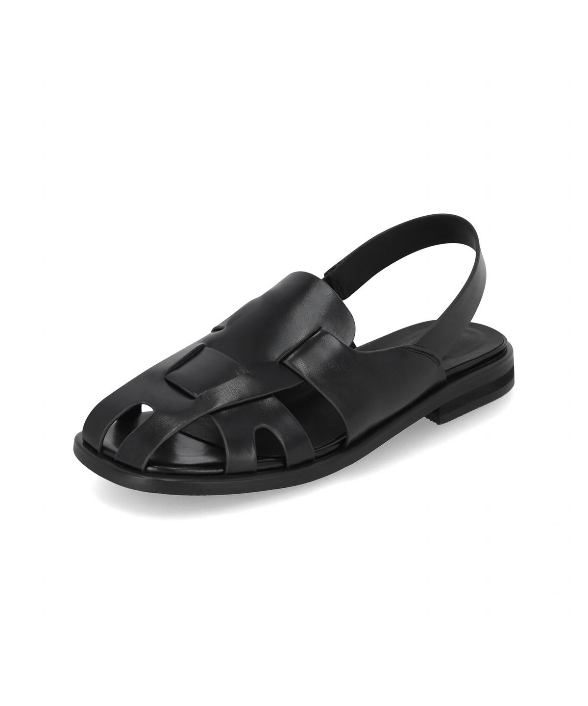 엘칸토(ELCANTO) 인텐스 여성 와이드 크로스 플랫샌들 1.5cm LCWW15I626