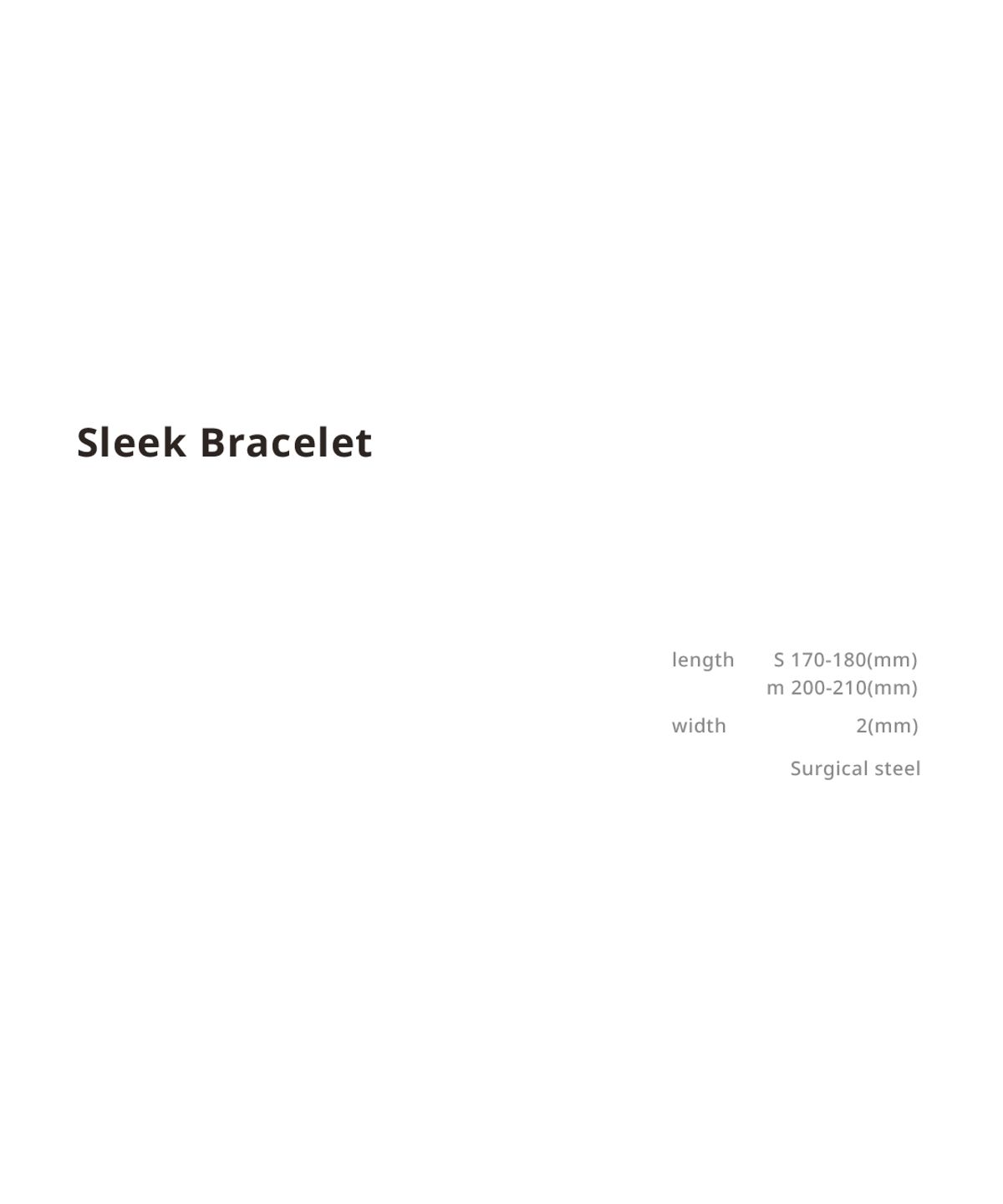 밋맷밋(MEETMETMEET) Sleek Bracelet