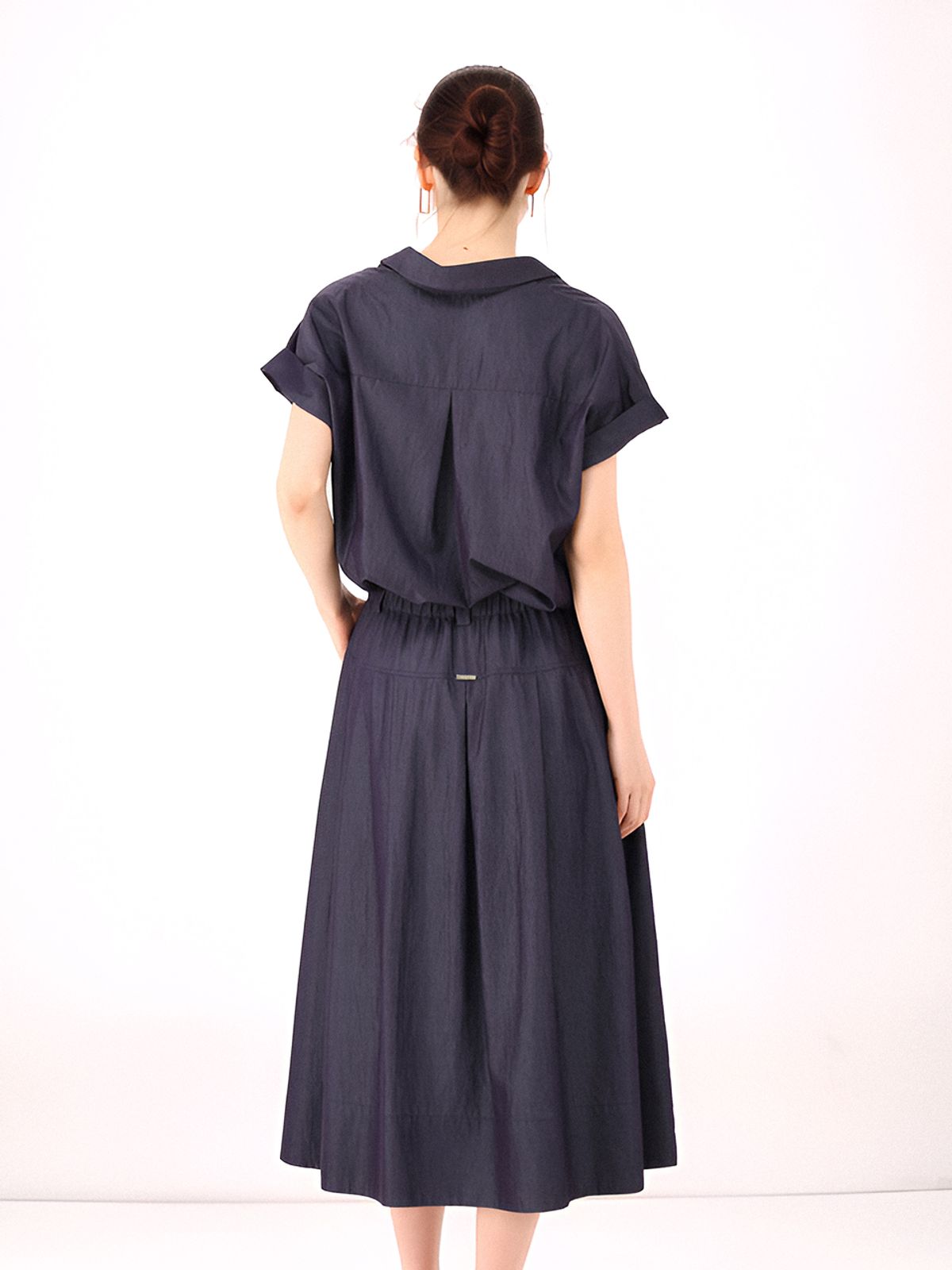 아쿠드(ACUD) Half Sleeve Glossy Set-up _Denim