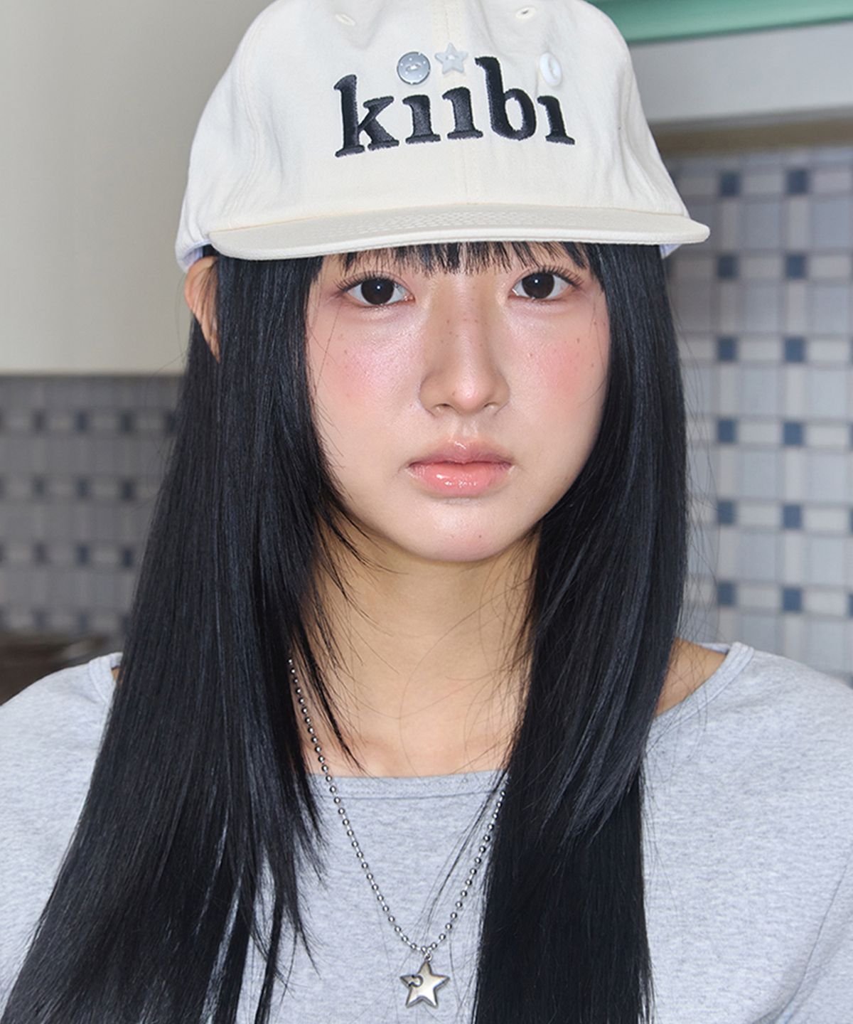 키이비(KIIBI) vintage star symbol necklace silver