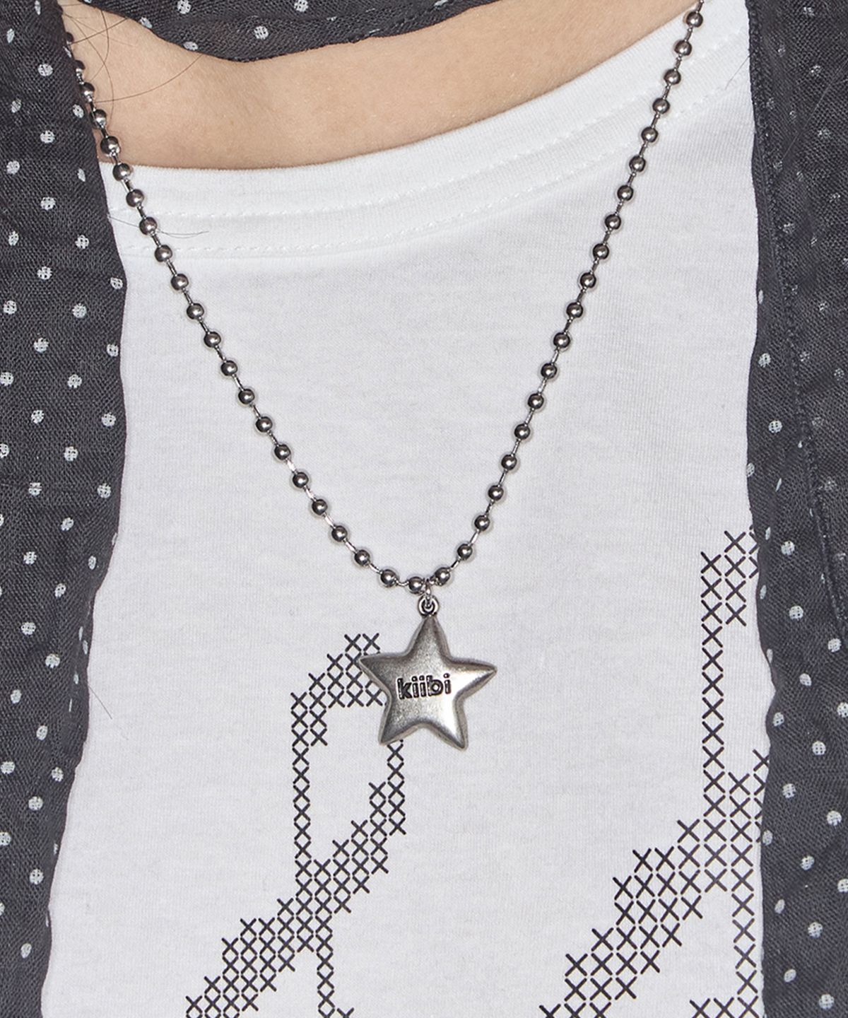 키이비(KIIBI) vintage star symbol necklace silver