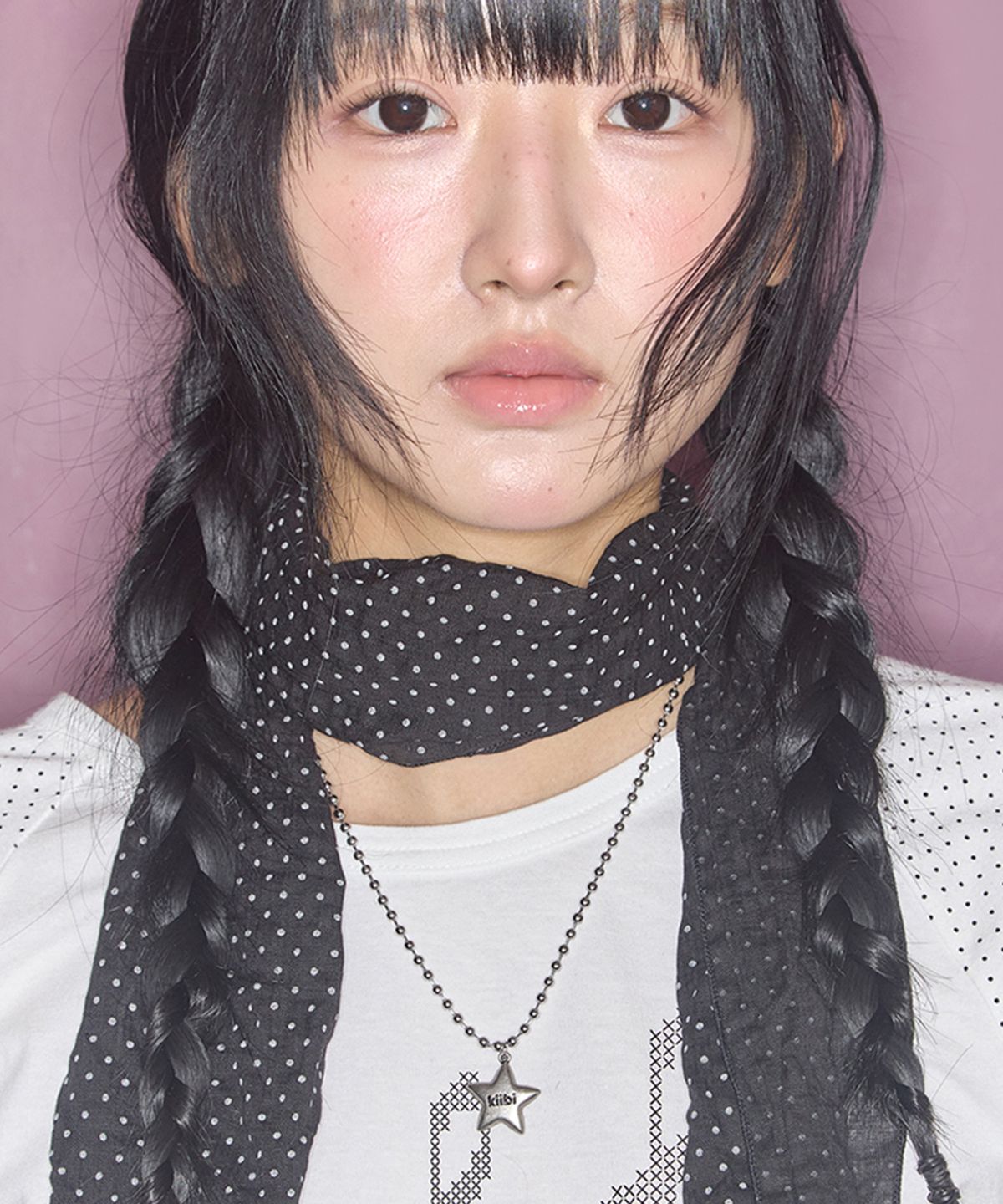 키이비(KIIBI) vintage star symbol necklace silver