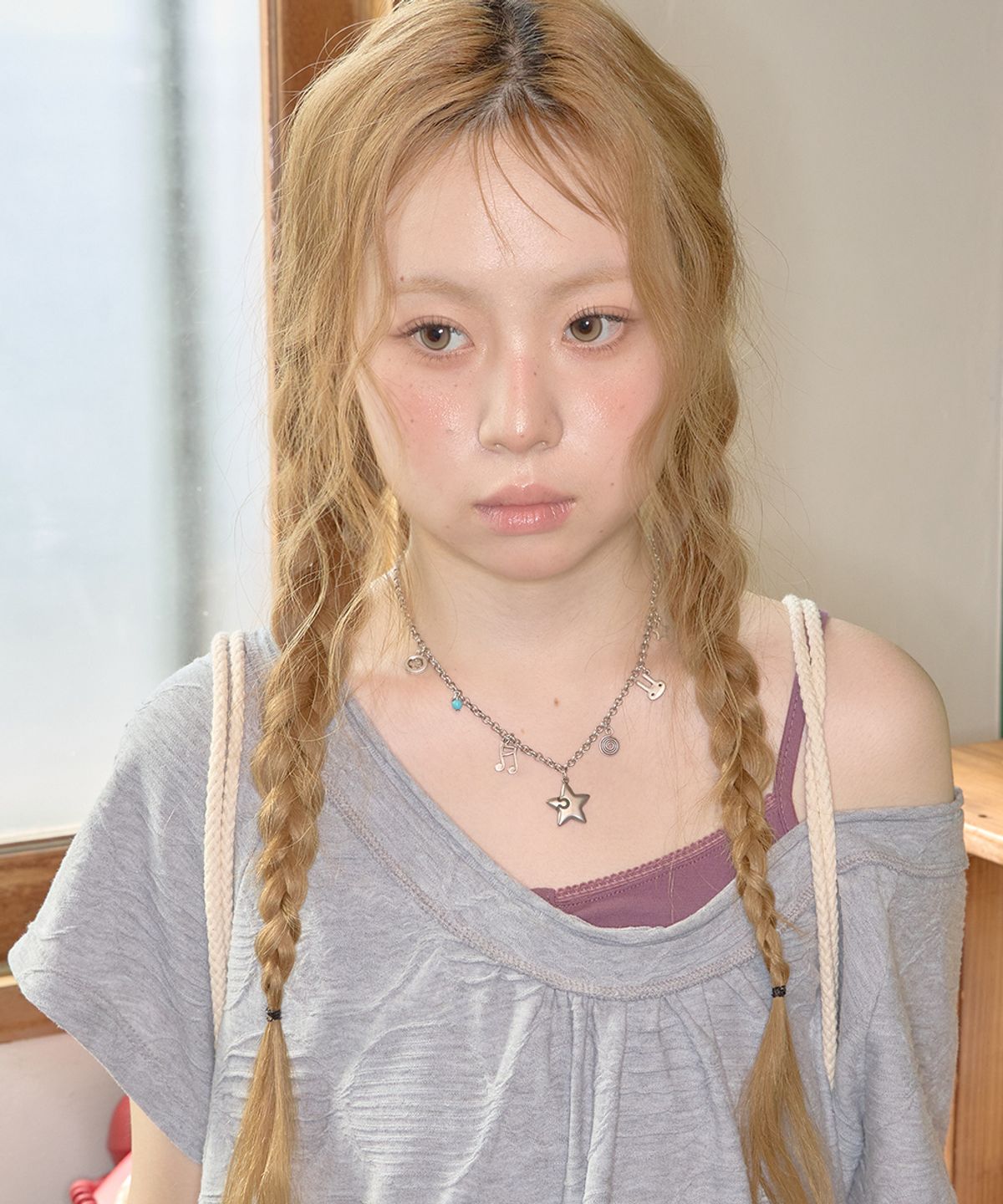 키이비(KIIBI) star mix necklace silver