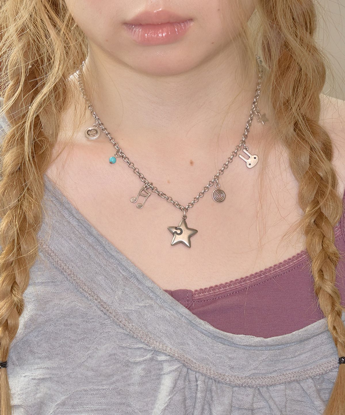 키이비(KIIBI) star mix necklace silver