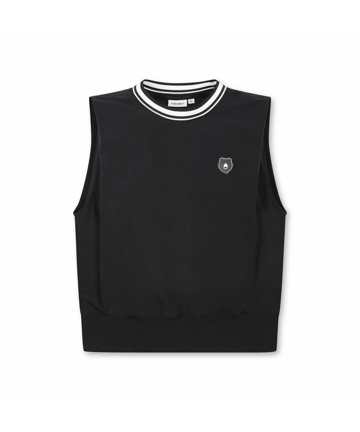 골든베어(GOLDEN BEAR) (W) V-neck Sleeveless Woven Vest G5VAM26211BKX