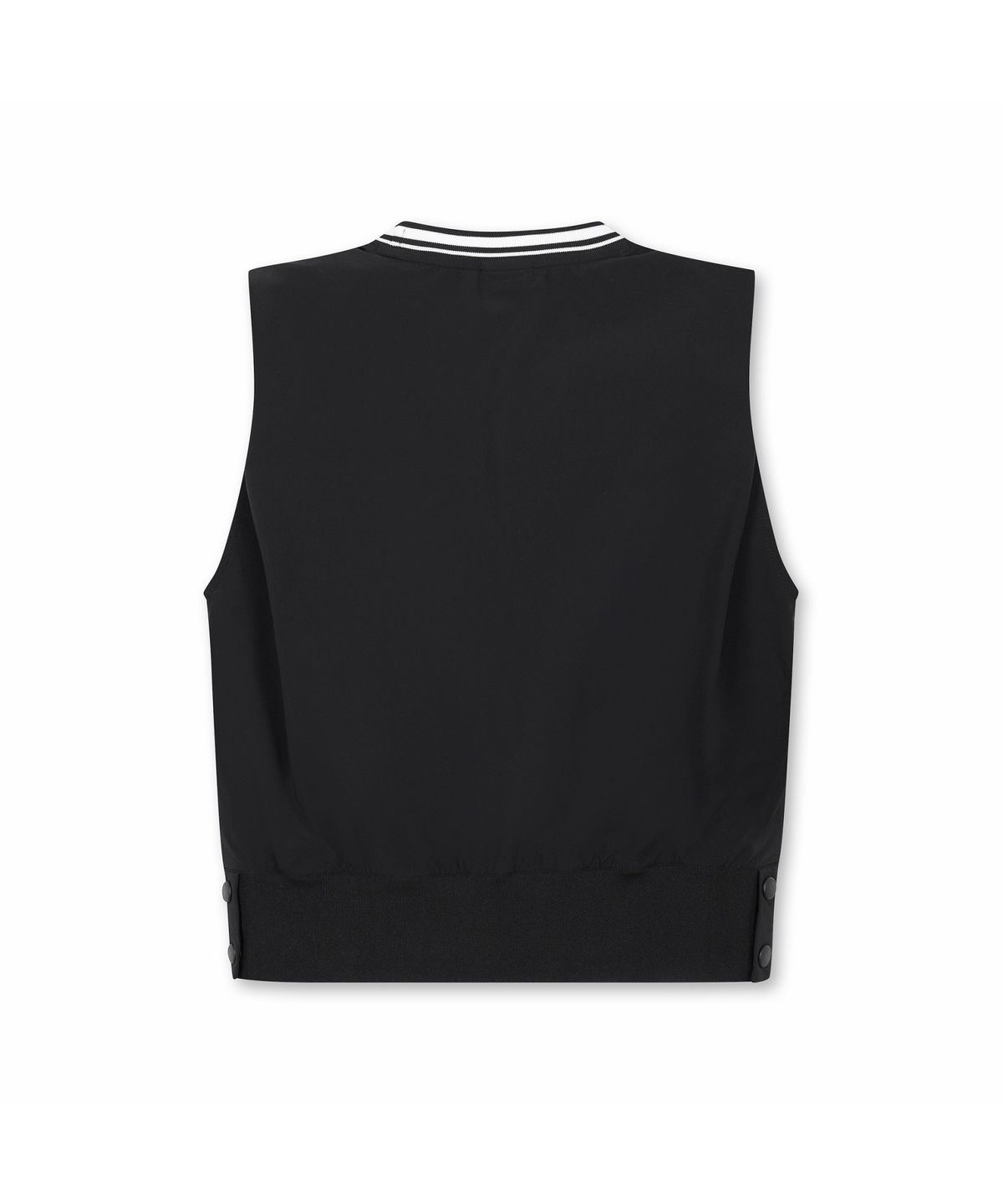 골든베어(GOLDEN BEAR) (W) V-neck Sleeveless Woven Vest G5VAM26211BKX