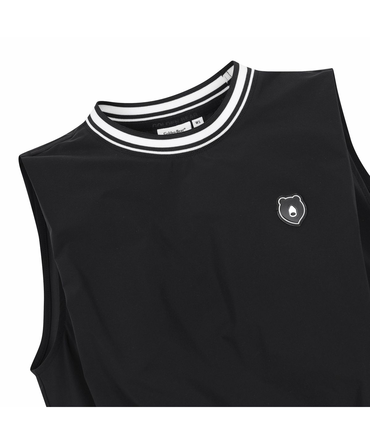 골든베어(GOLDEN BEAR) (W) V-neck Sleeveless Woven Vest G5VAM26211BKX