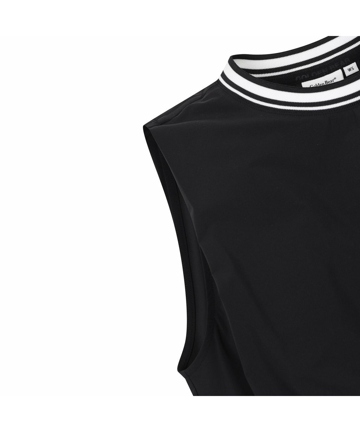 골든베어(GOLDEN BEAR) (W) V-neck Sleeveless Woven Vest G5VAM26211BKX