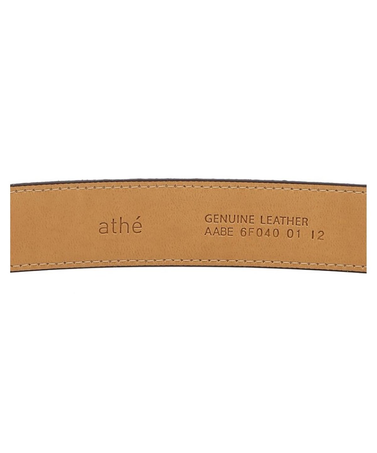 아떼 바네사브루노(ATHE VANESSABRUNO) 베이지 30MM 스웨이드 벨트 AABE6F040I2