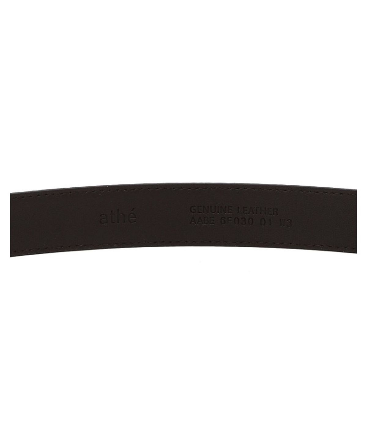 아떼 바네사브루노(ATHE VANESSABRUNO) 브라운 25MM 더블에이 투톤레더 벨트 AABE6F030W3