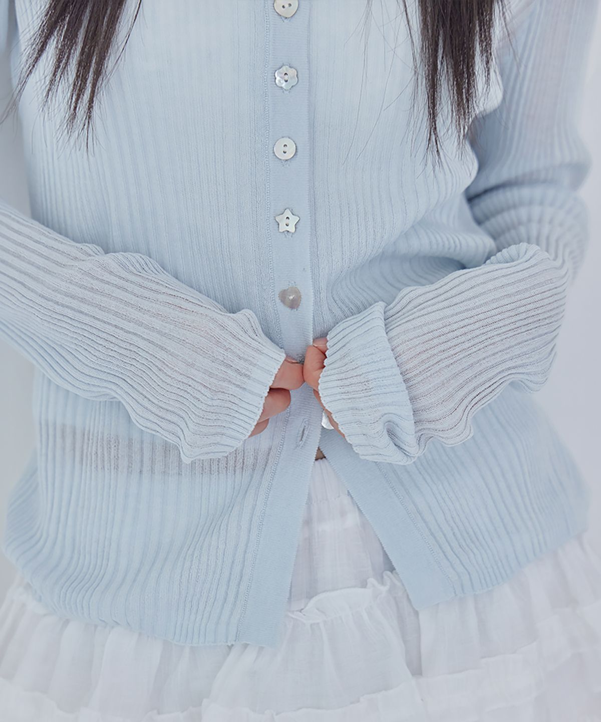 런던다다(LONDONDADA) Essential Slim Fit Cardigan, SODA