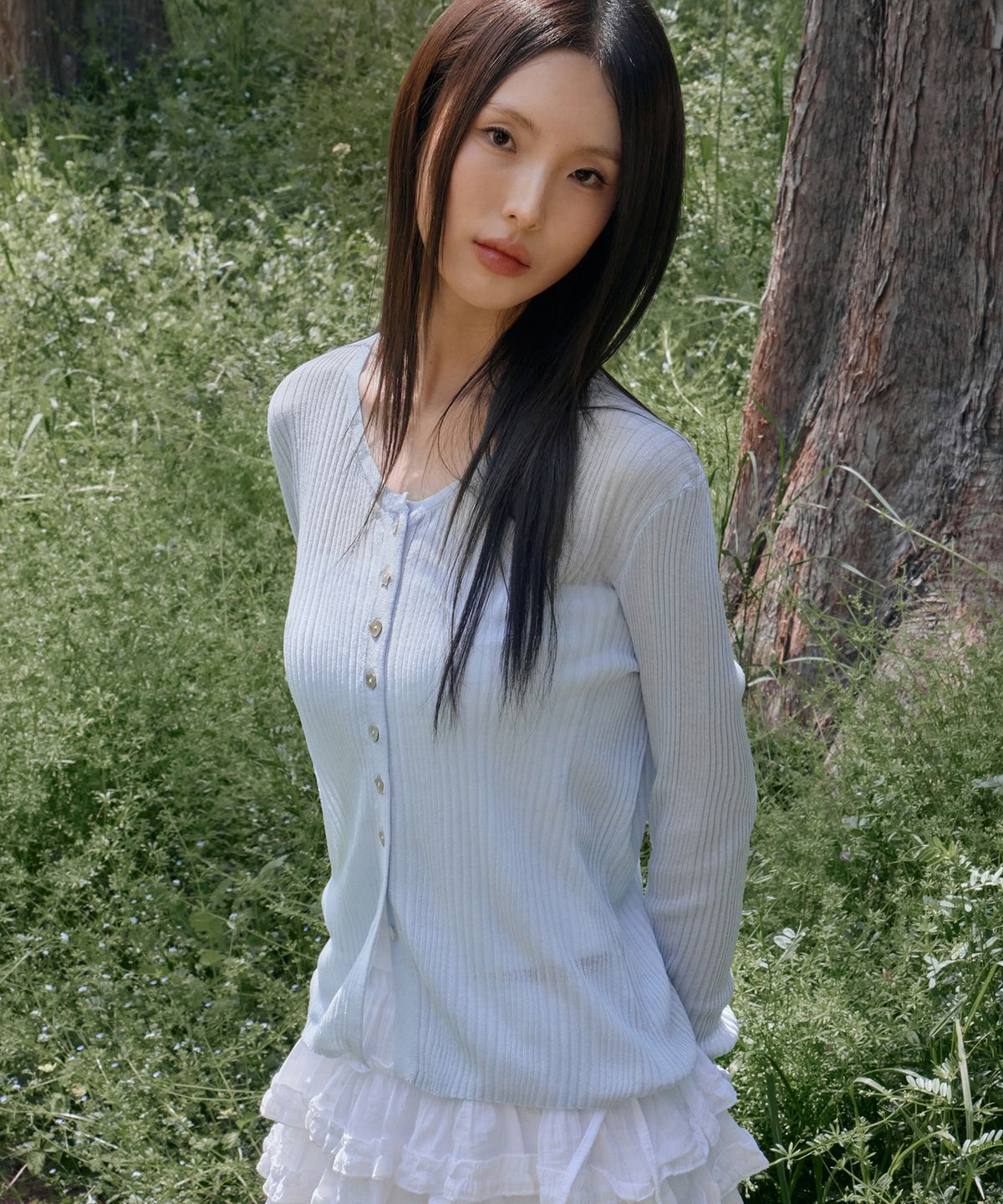 런던다다(LONDONDADA) Essential Slim Fit Cardigan, SODA