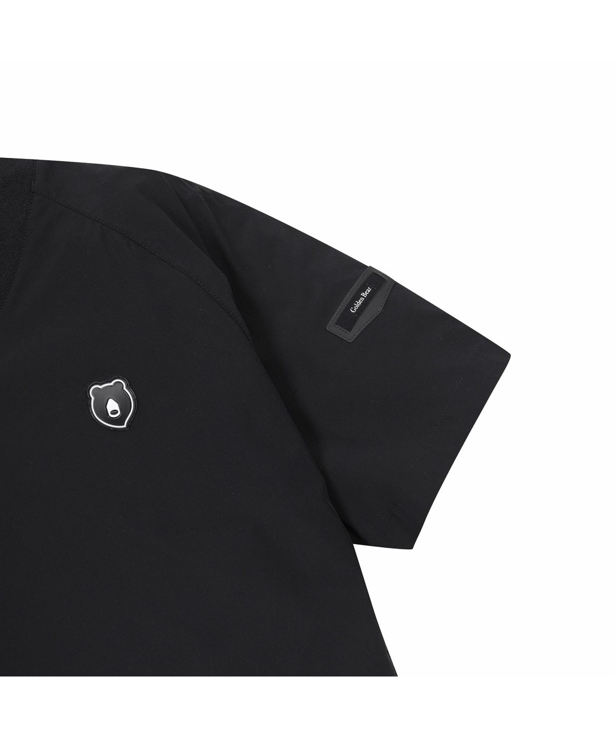 골든베어(GOLDEN BEAR) (W) Mesh Hybrid T-shirt G5TAM26361BKX