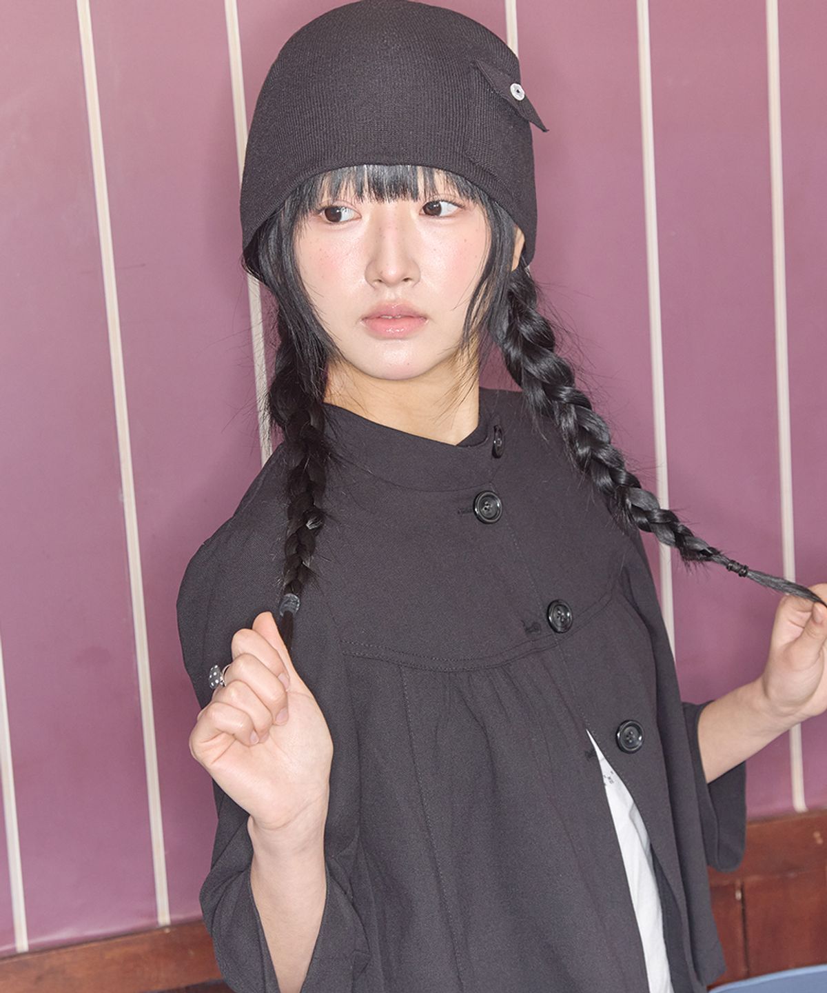 키이비(KIIBI) boki pocket beanie black