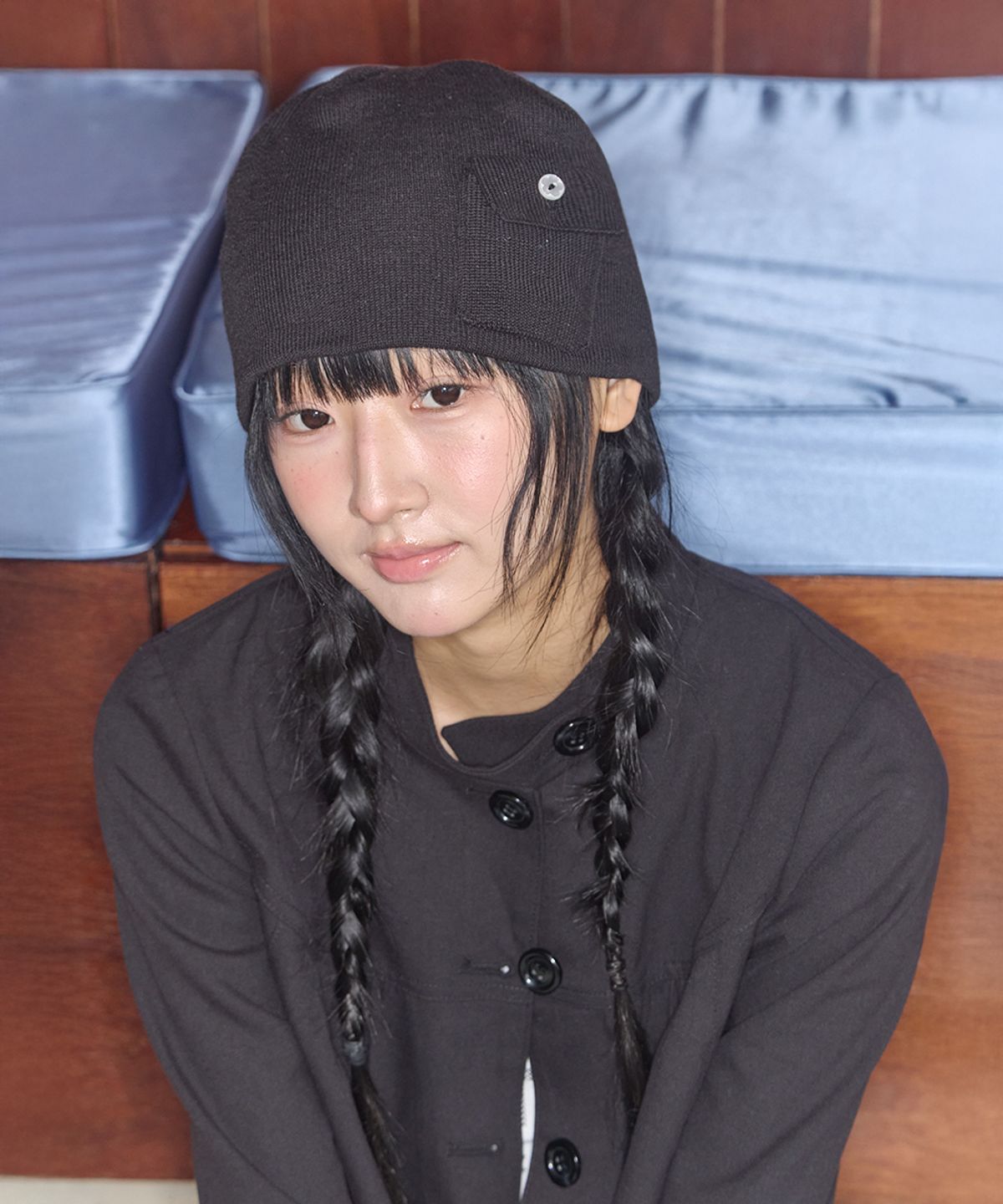 키이비(KIIBI) boki pocket beanie black