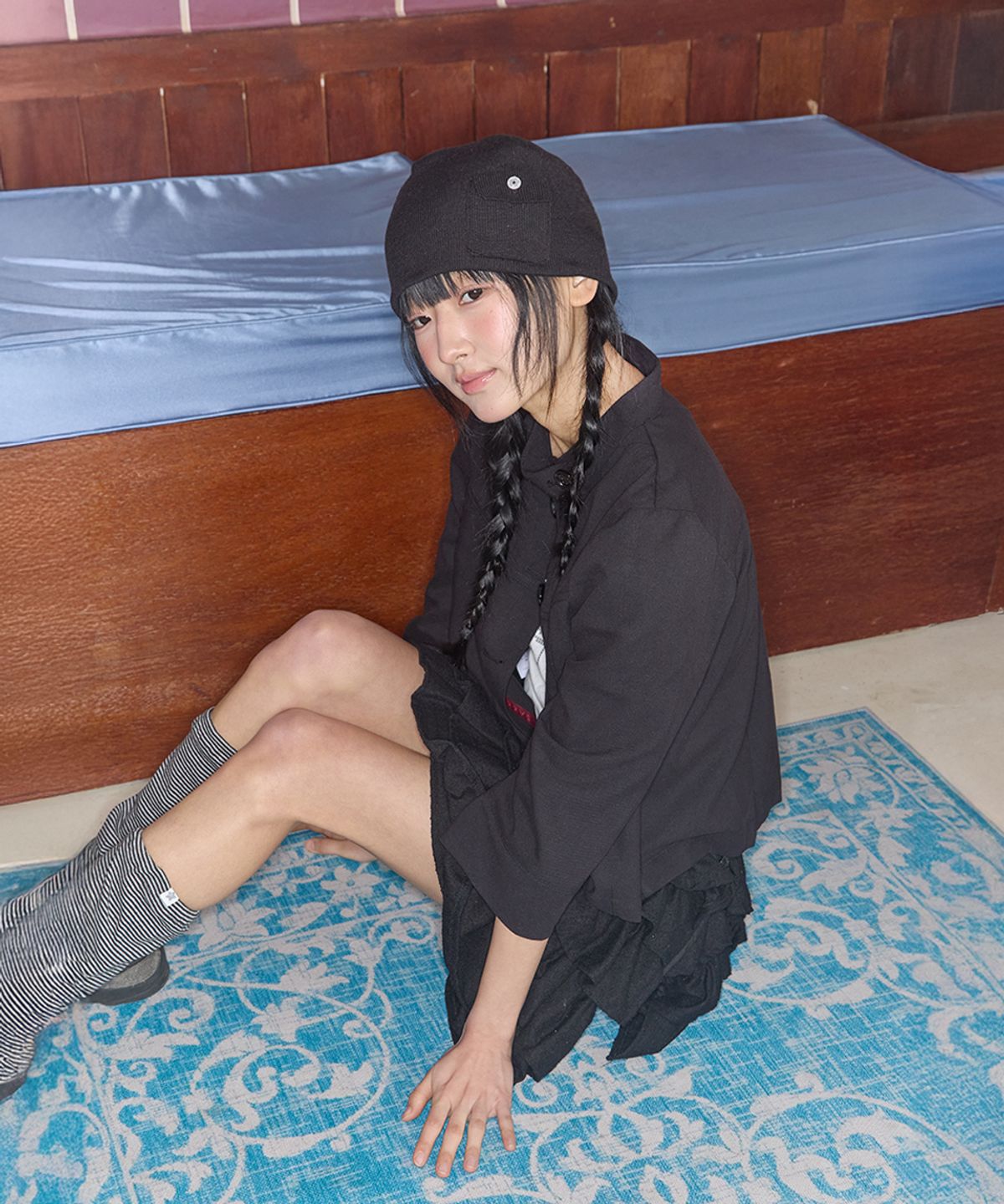 키이비(KIIBI) boki pocket beanie black
