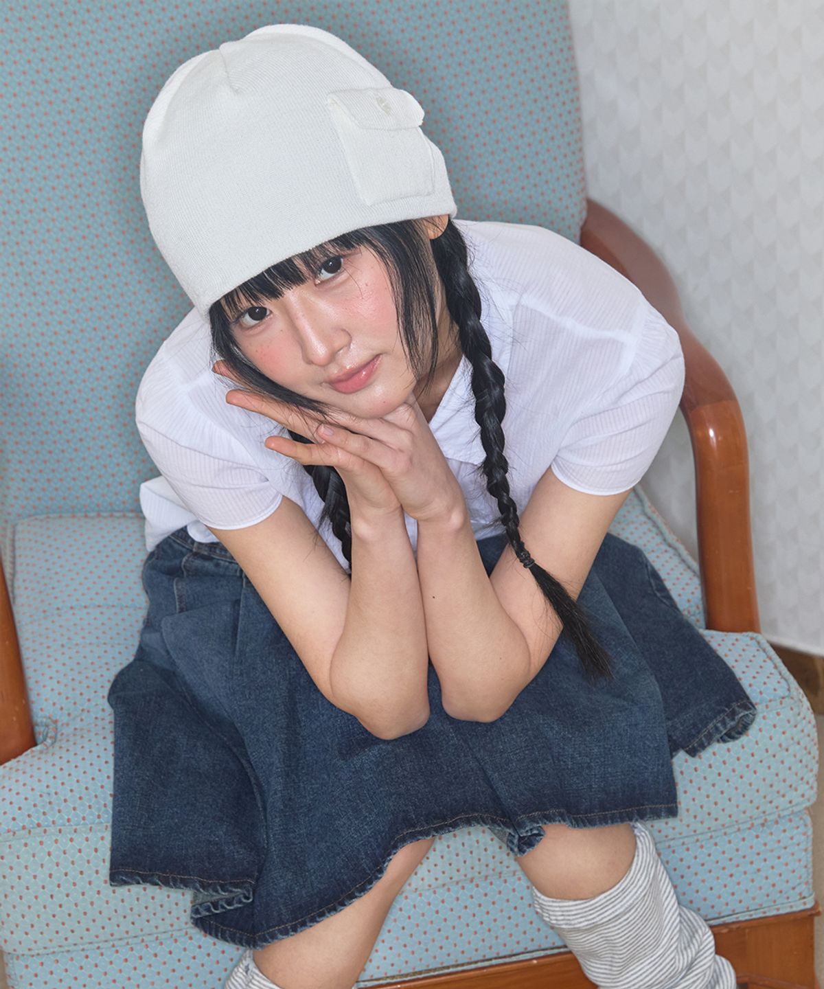 키이비(KIIBI) boki pocket beanie white