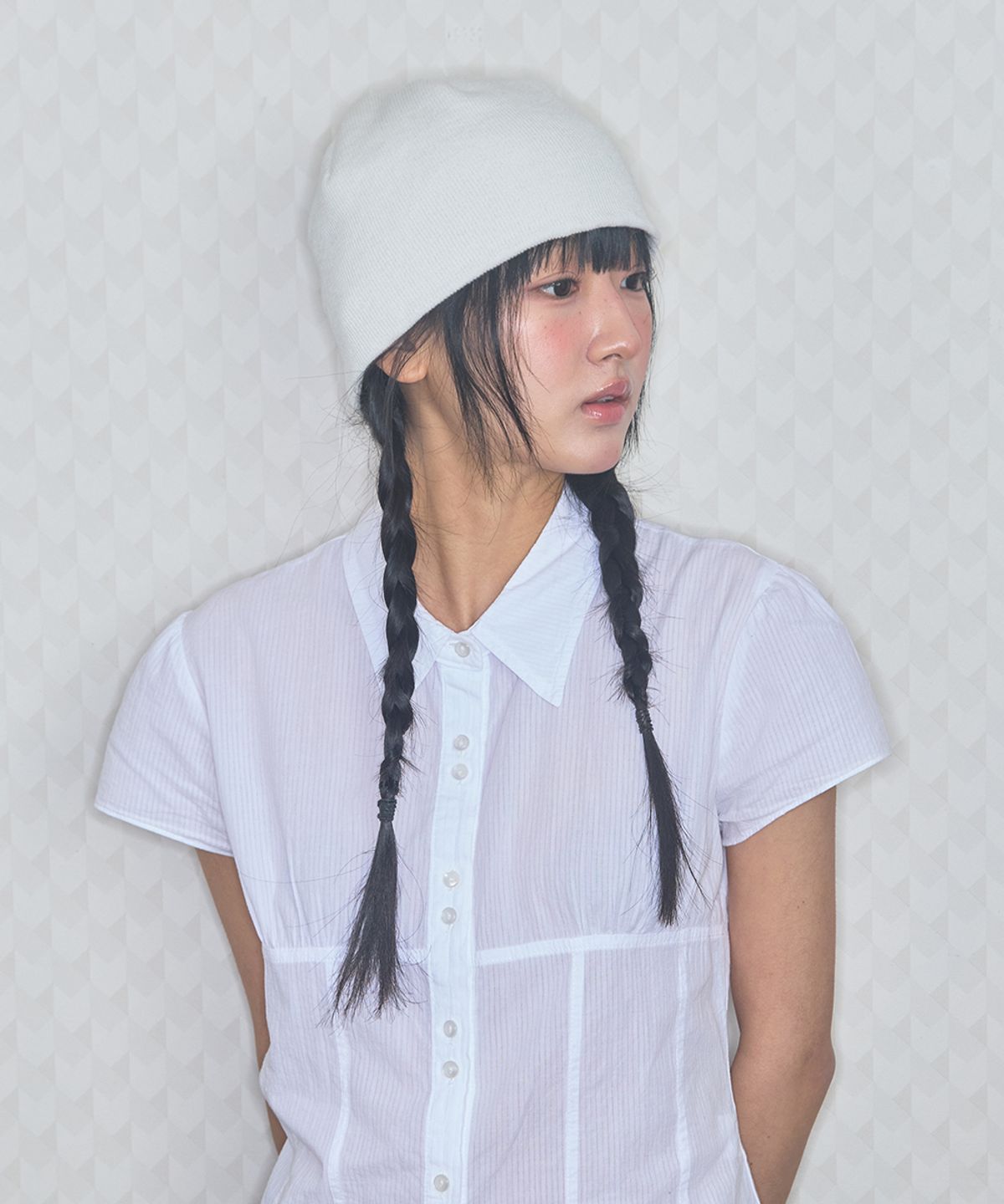 키이비(KIIBI) boki pocket beanie white