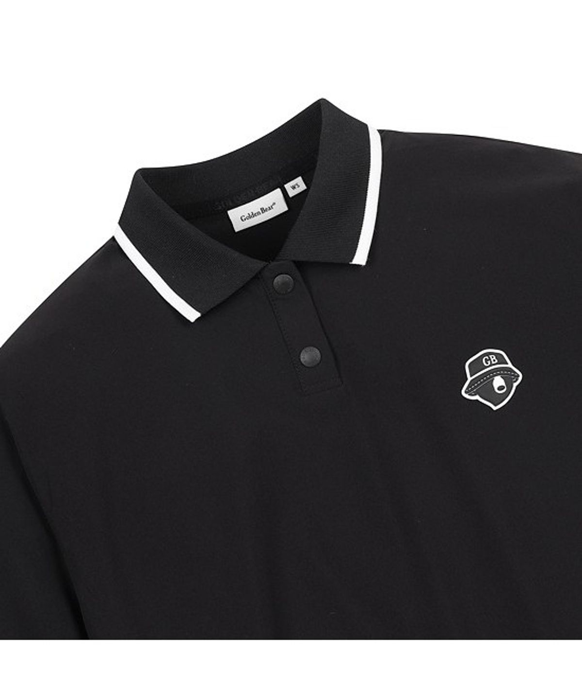 골든베어(GOLDEN BEAR) (W) Stretch Woven Collar Pullover G5TAM26101BKX