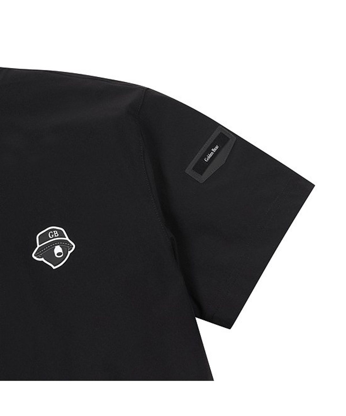 골든베어(GOLDEN BEAR) (W) Stretch Woven Collar Pullover G5TAM26101BKX