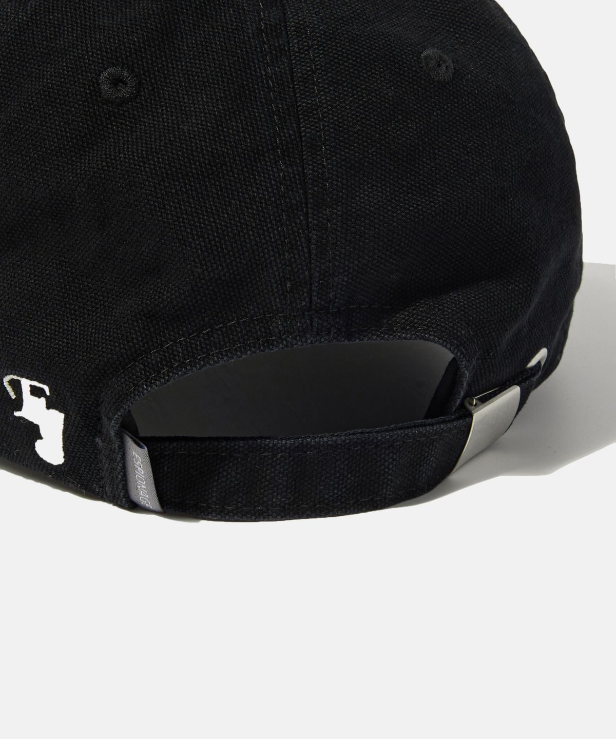 에스피오나지(ESPIONAGE) Script Logo Vintage Cap Black