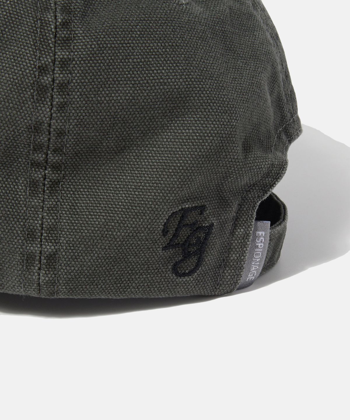 에스피오나지(ESPIONAGE) Script Logo Vintage Cap Grey