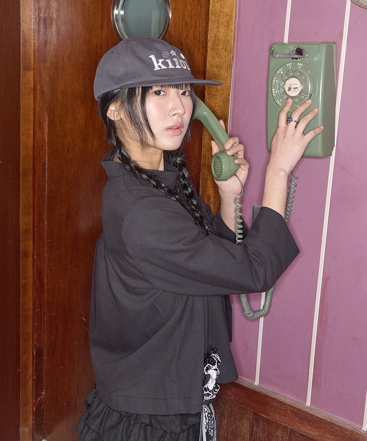 키이비(KIIBI) logo button cap black