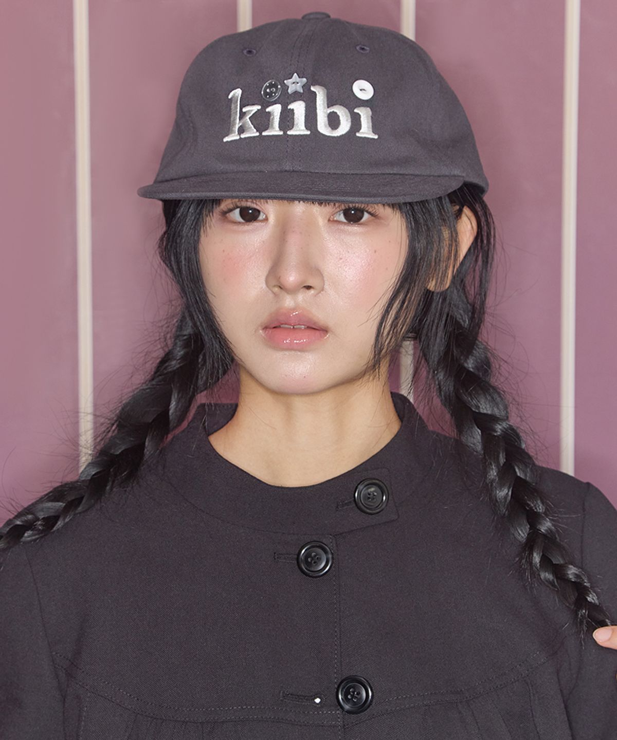 키이비(KIIBI) logo button cap black