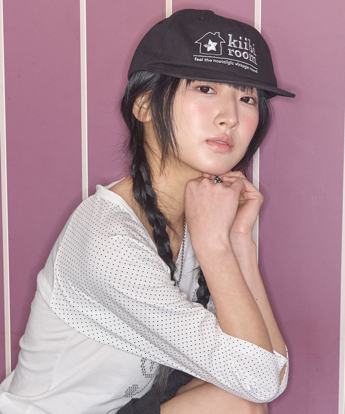 키이비(KIIBI) vintage room cap black