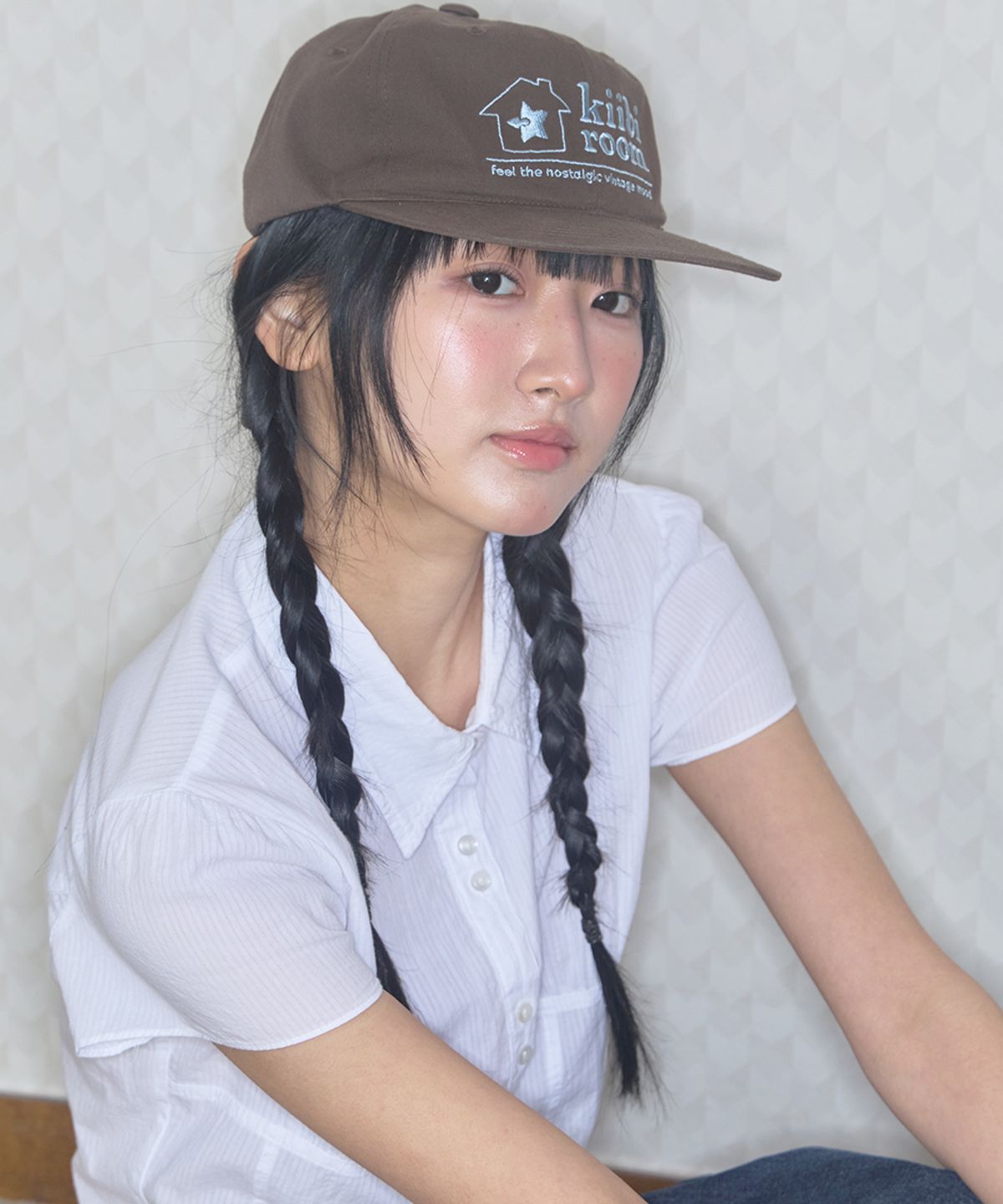 키이비(KIIBI) vintage room cap brown