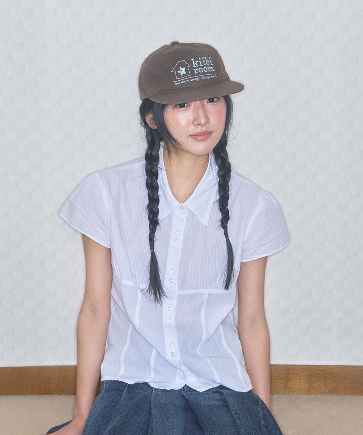 키이비(KIIBI) vintage room cap brown