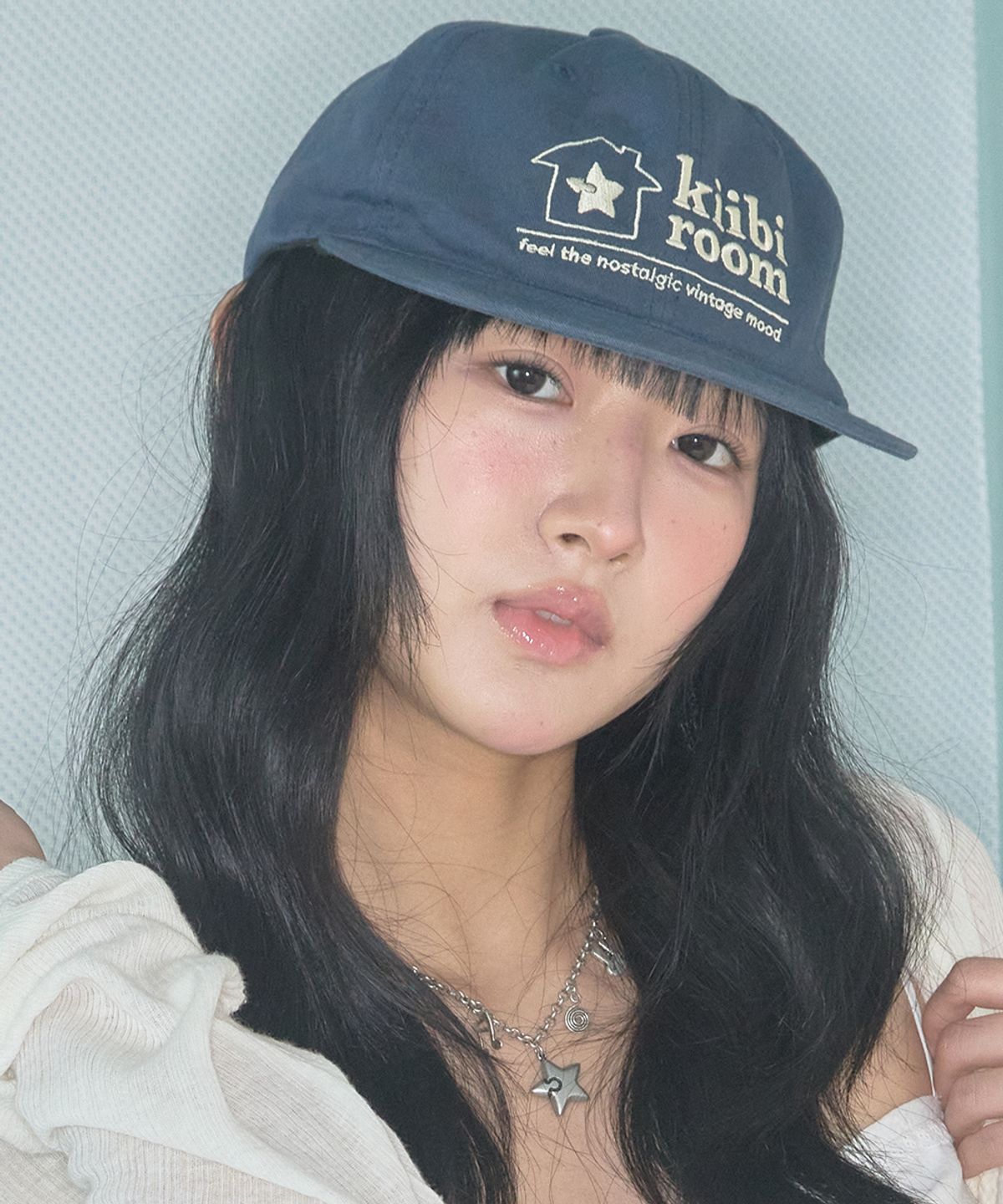 키이비(KIIBI) vintage room cap navy