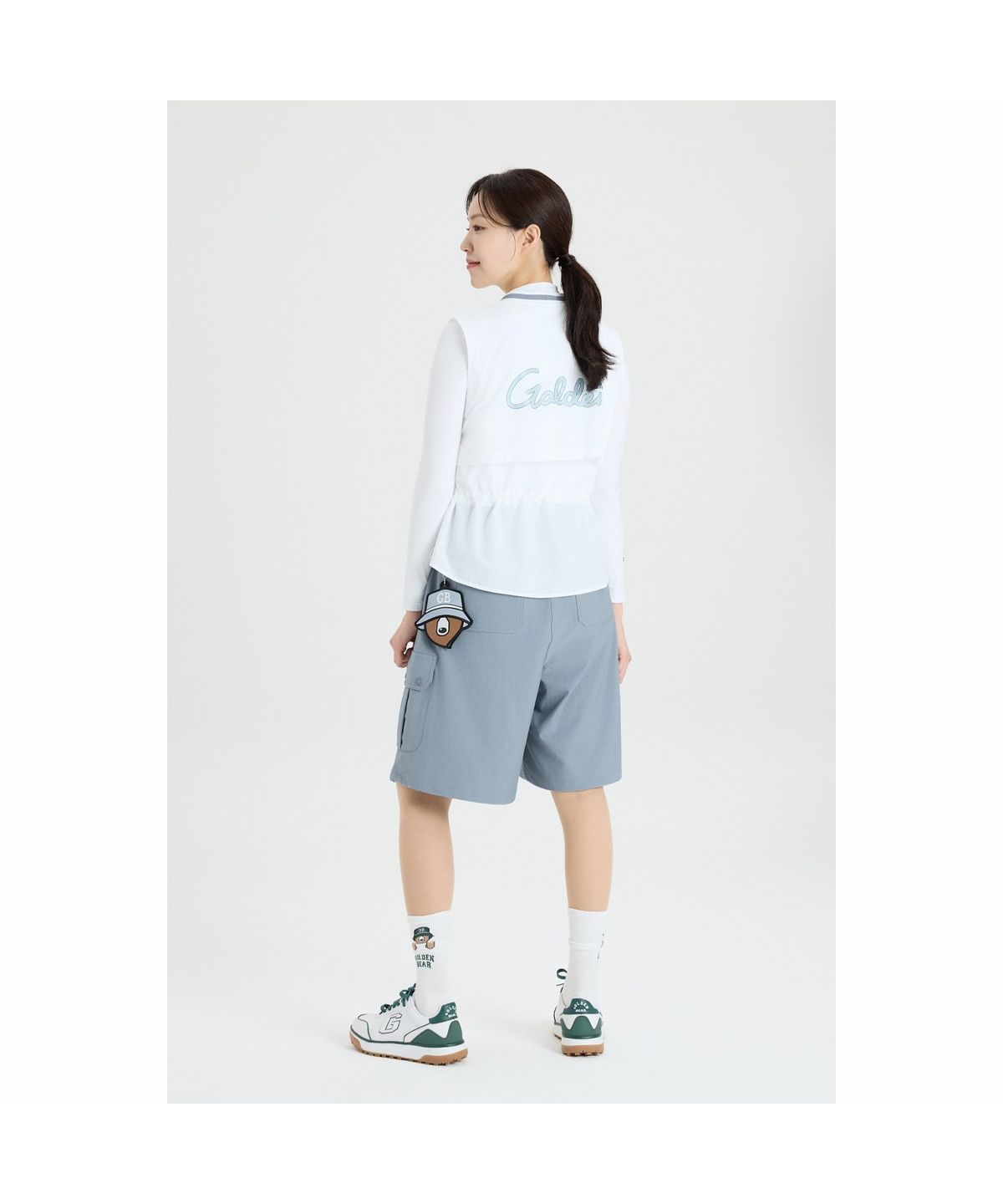 골든베어(GOLDEN BEAR) (W) Bermuda Woven Pants G5PAM26401LBX