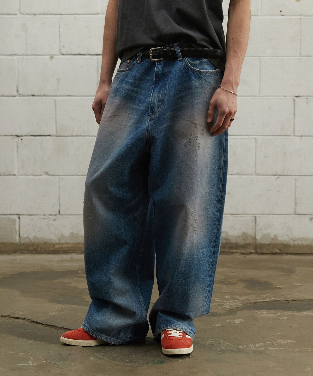 크래키(KRAKKI) [Men] A-Wide Denim_Indigo [KR265PMN441]