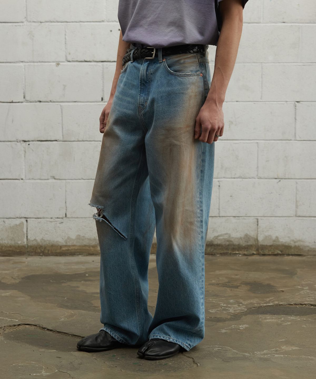 크래키(KRAKKI) [Men] Loose Fit Denim_L/Indigo [KR265PMN452]