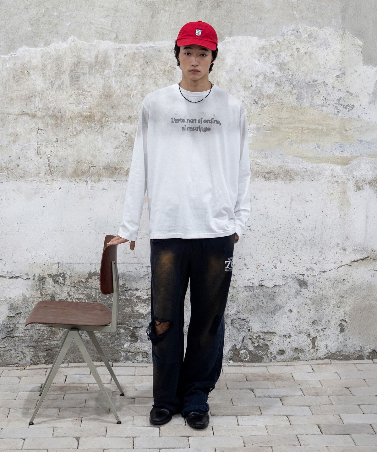 크래키(KRAKKI) [Unisex] Vintage Sweatpants_Navy [KR265PUP412]