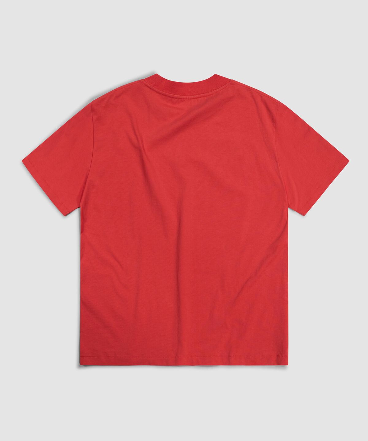 크래키(KRAKKI) [Unisex] Basic Logo Tee_Red [KR265PUT404]