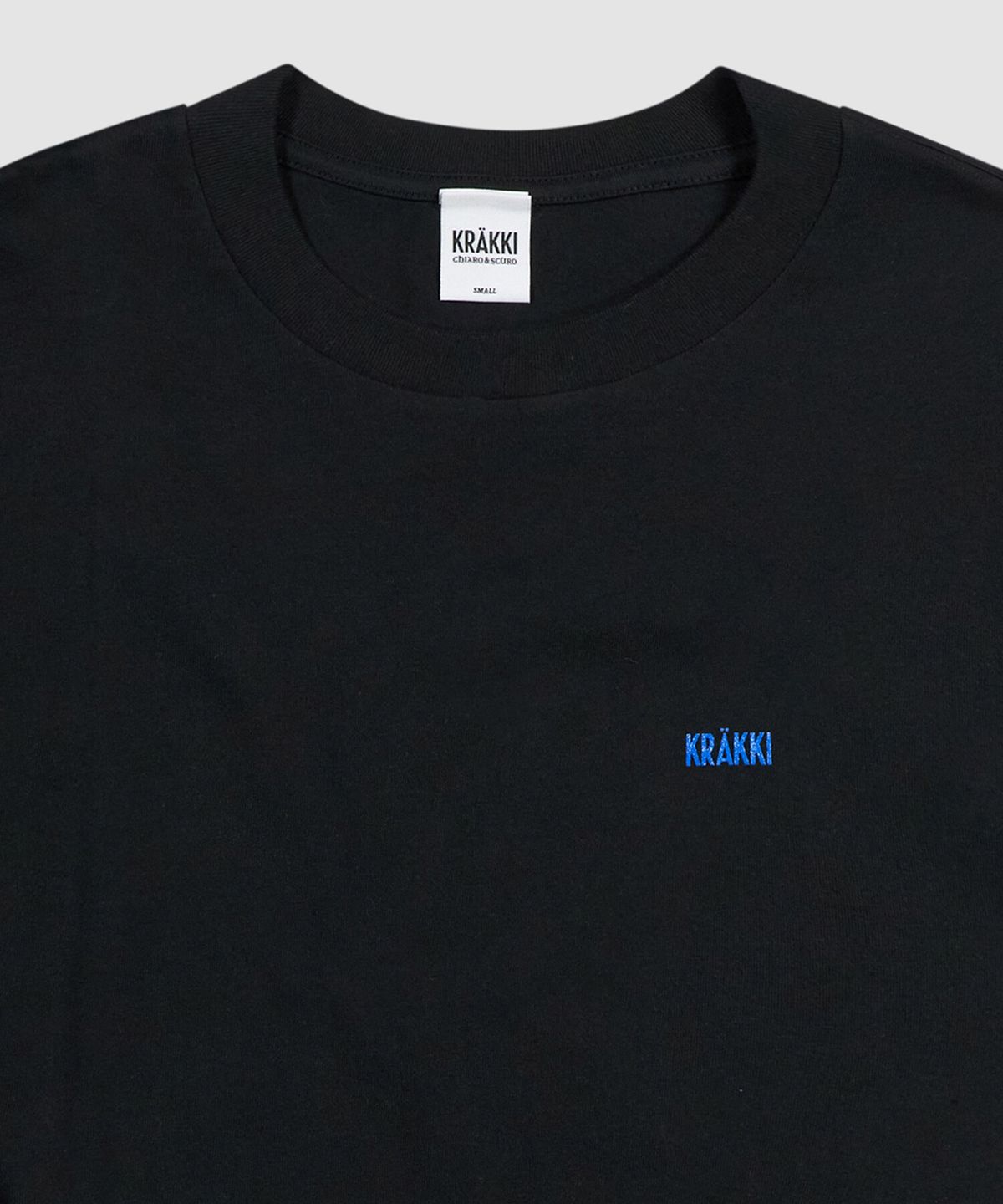 크래키(KRAKKI) [Unisex] Basic Logo Tee_Black [KR265PUT403]