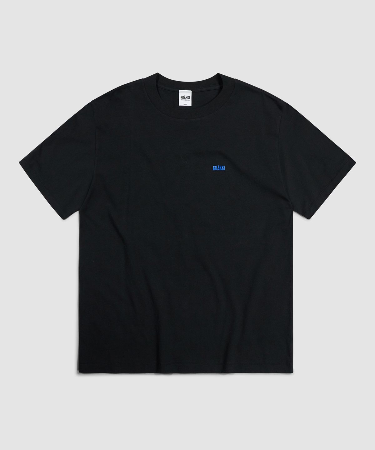 크래키(KRAKKI) [Unisex] Basic Logo Tee_Black [KR265PUT403]